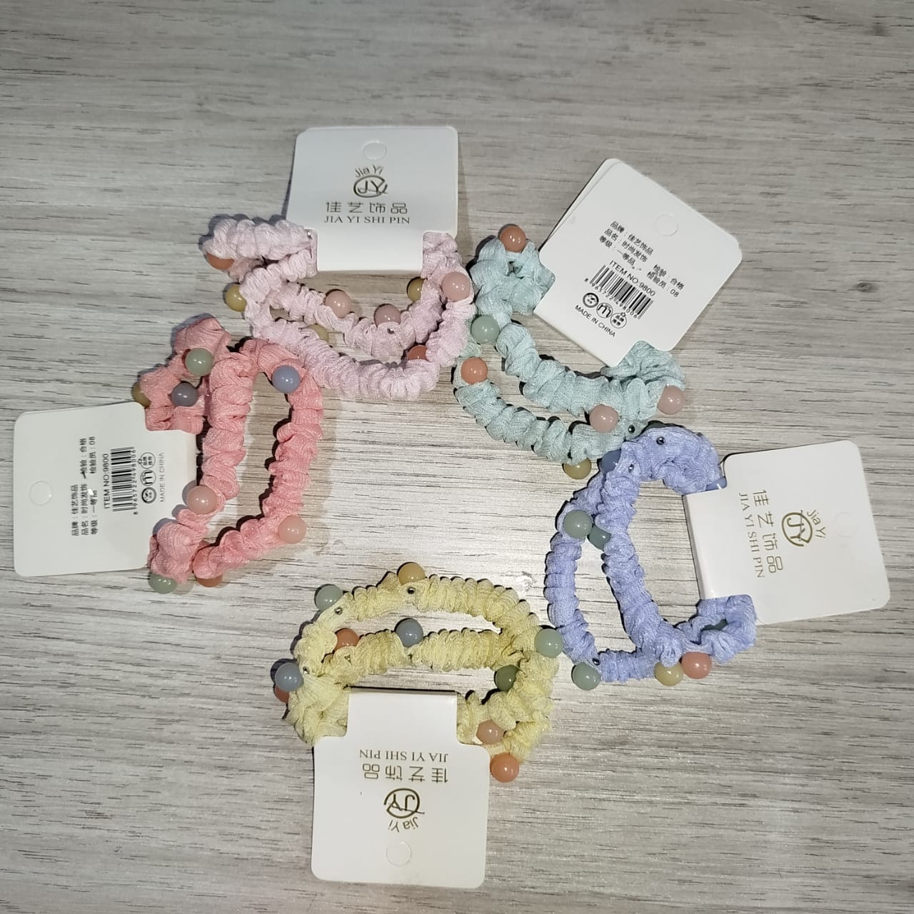 2PCS Pearl Stones Ponies